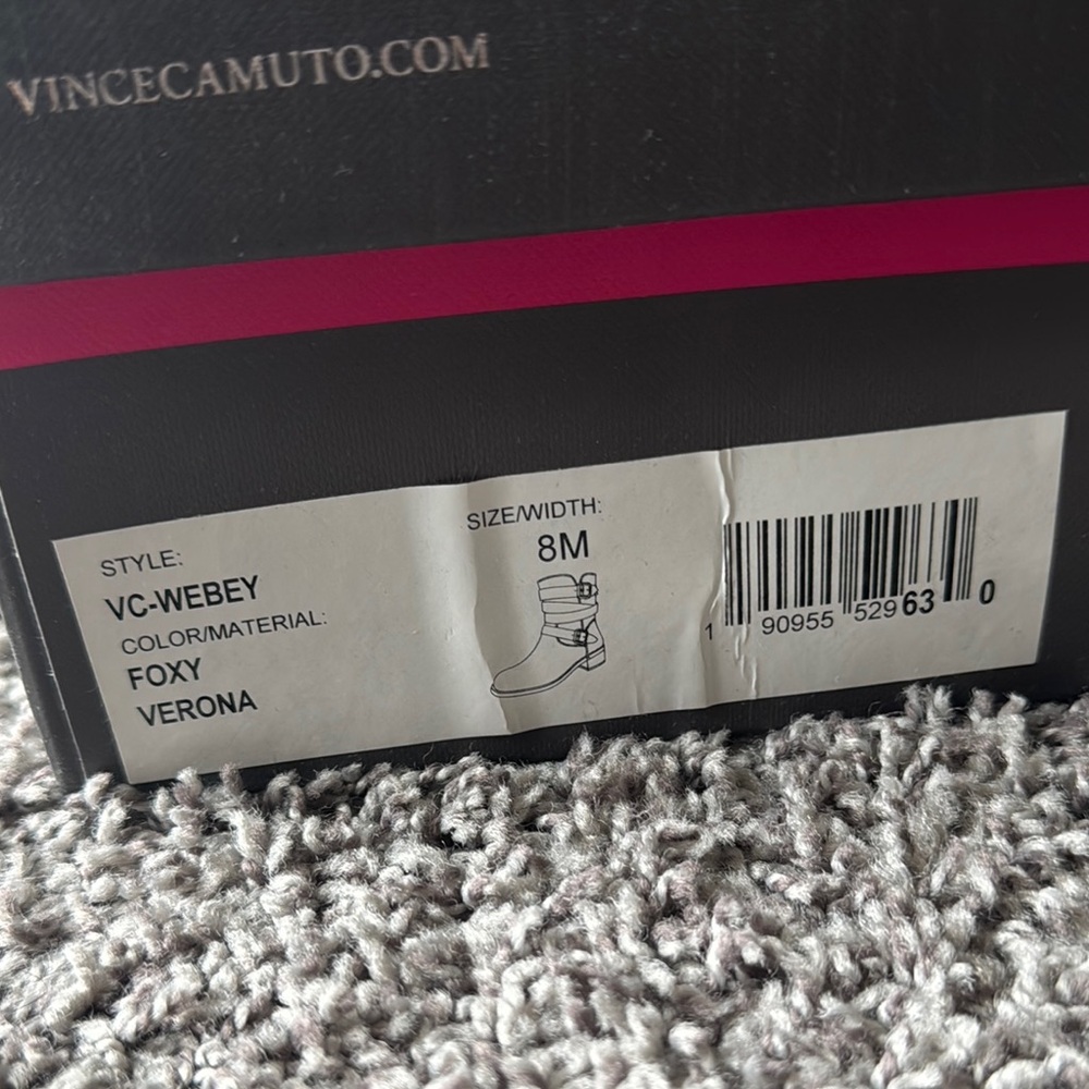 Vince Camuto Brown Ankle Boots Slouchy Design - Picture 8 of 8